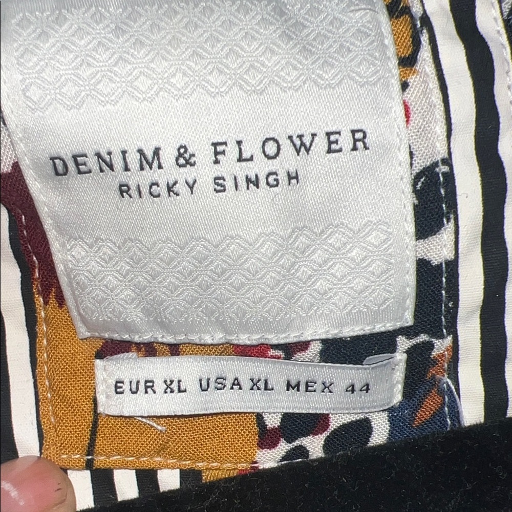 Denim & Flower Multicolor Floral Men's Shirt size XL - Picture 8 of 9